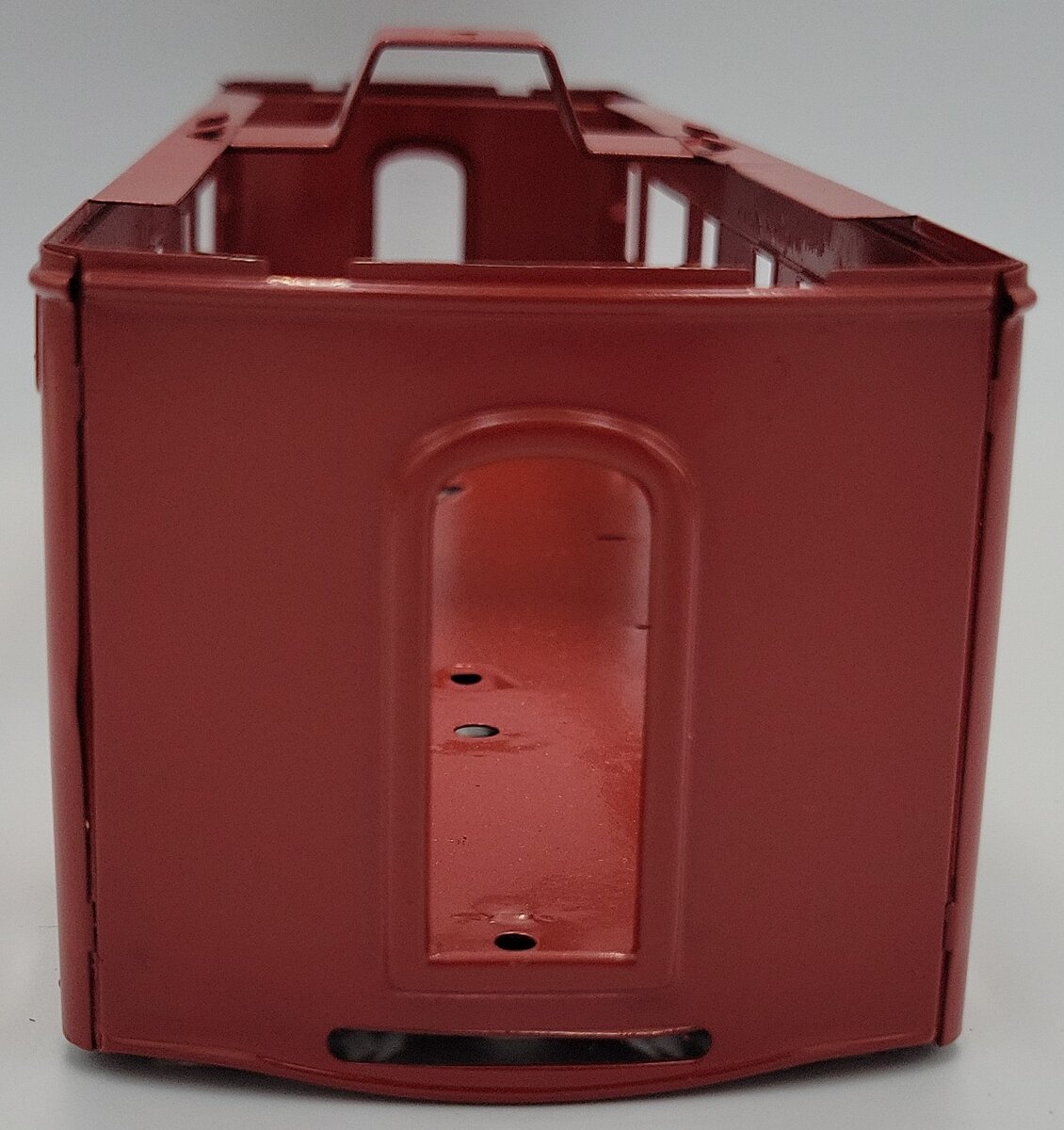 Lionel 332-1 Repainted Red Baggage Car Shell without Roof