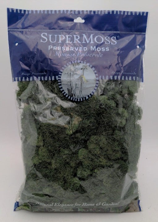 SuperMoss 21757 Real Green Reindeer Moss Preserved Longer Lasting