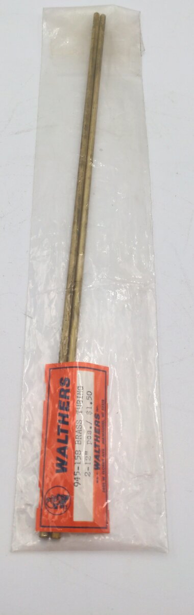 Walthers 945-158 12" Brass Tubing (Pack of 2)