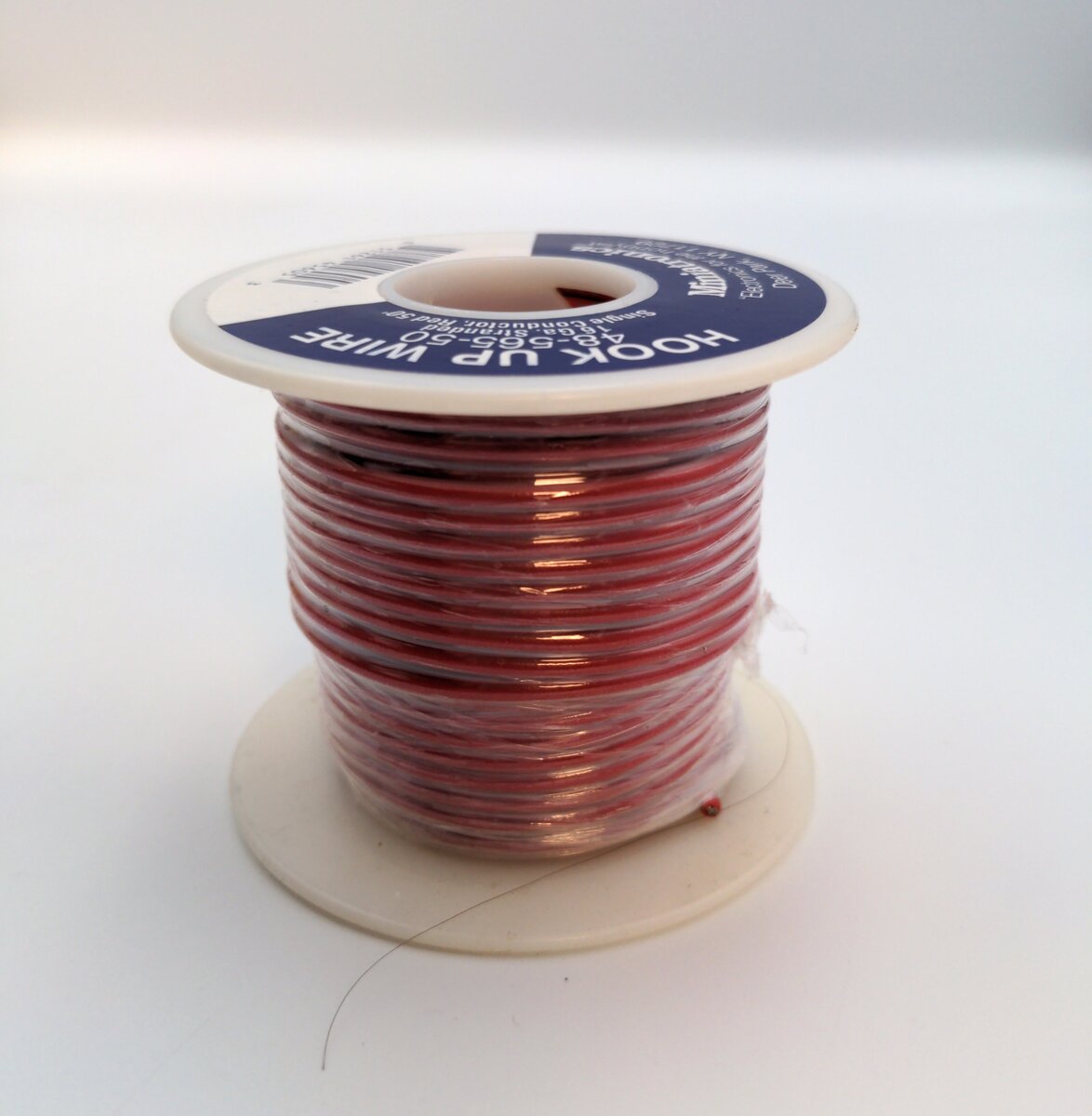 Miniatronics 48-565-50 16 Gauge Stranded Single Conductor Red 50' Hook Up Wire