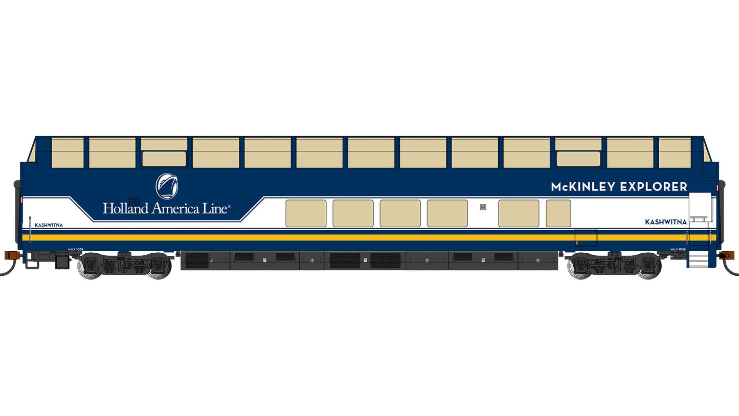 Bachmann 13349 HO McKinely Explorer "Kaswitna" Colorado Railcar Ultra Dome #1058