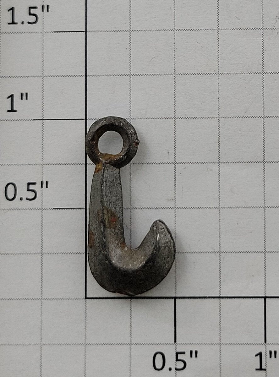 Acme 1217-004 Small Die-Cast Unfinished Crane Hook