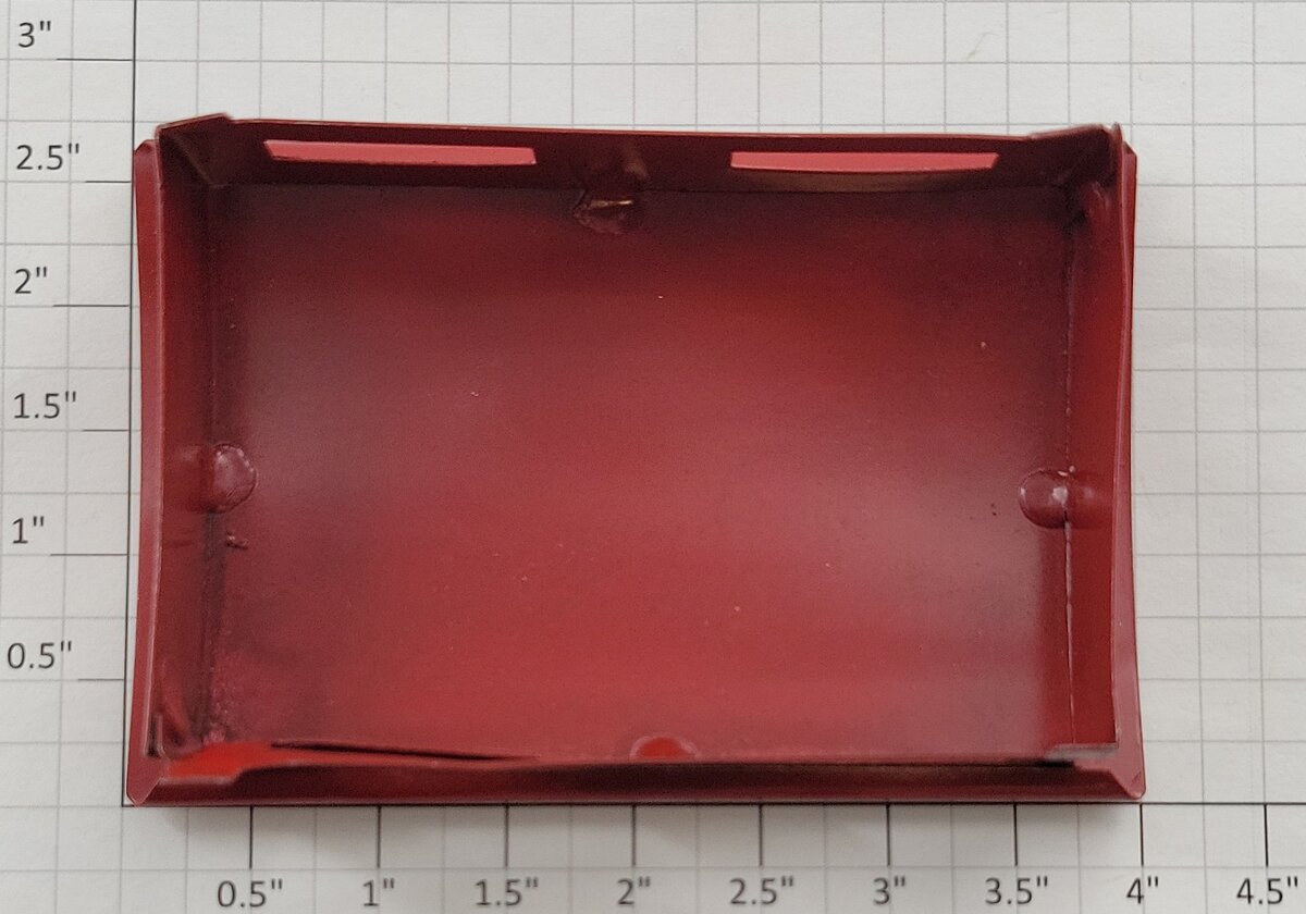 Acme 1017-010 Metal Repainted Red Caboose Cupola with Roof