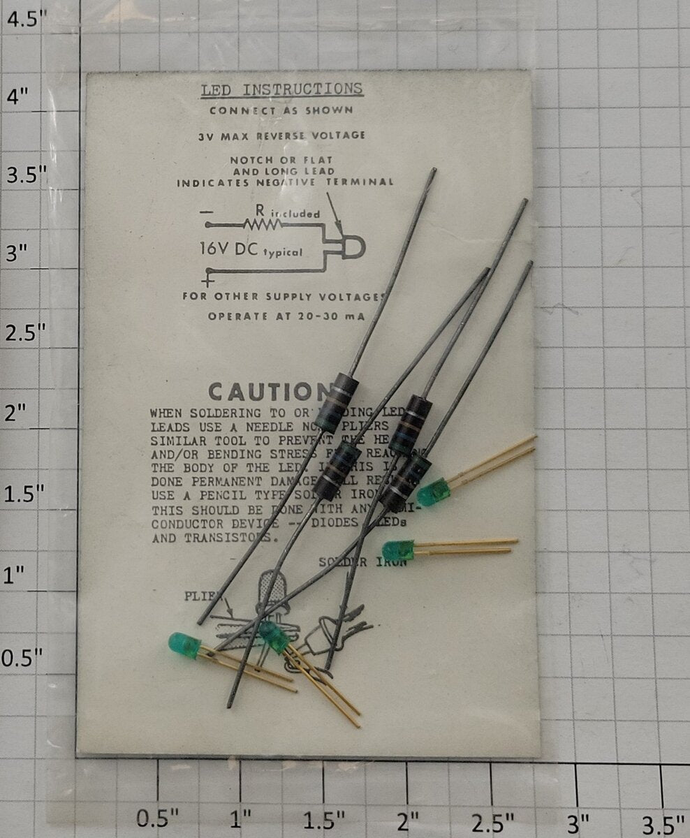The Hobby Factory 1203 Green Light Emitting Diode (LED) Kit