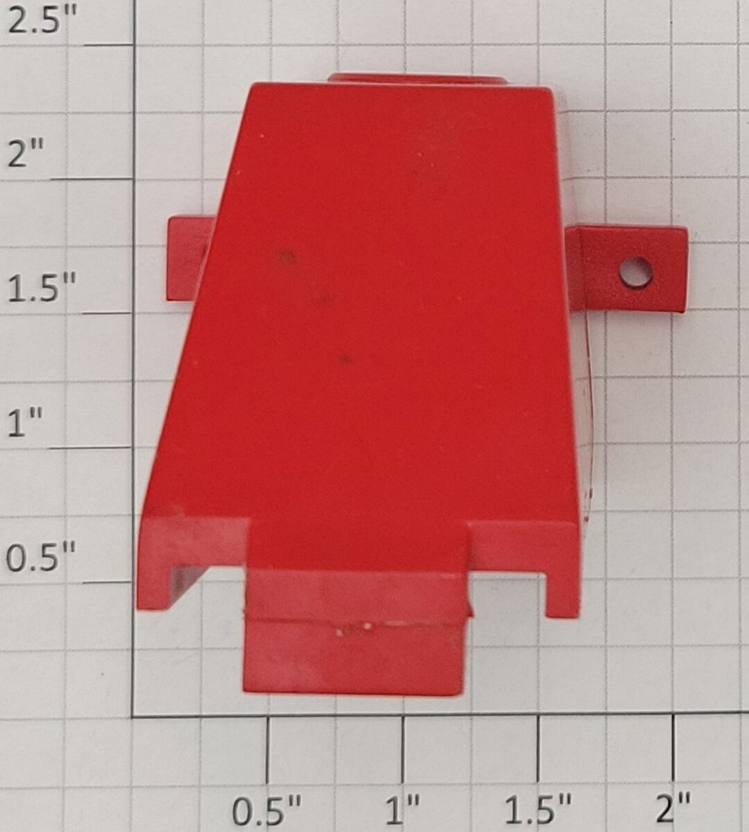 American Flyer 730-2 S Scale Red Lighted Bumper Frame Only