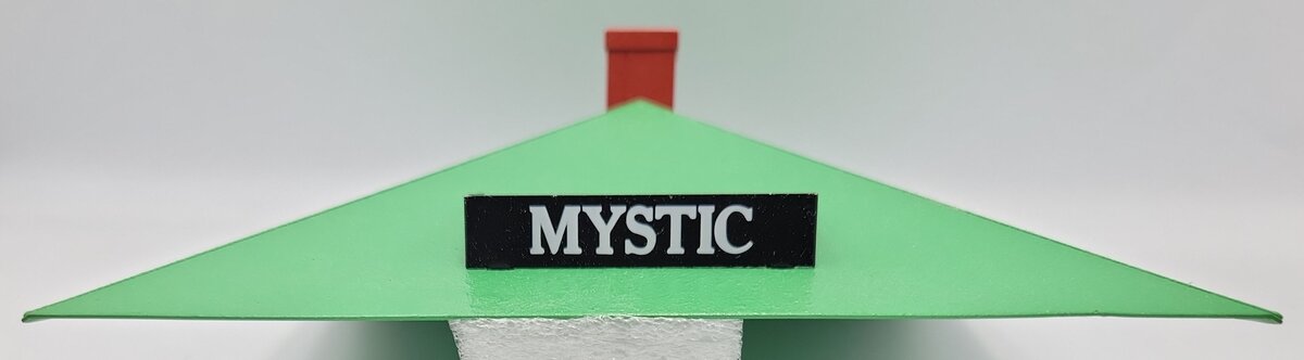 American Flyer XA755RF S Scale 755 Green Mystic Station Roof