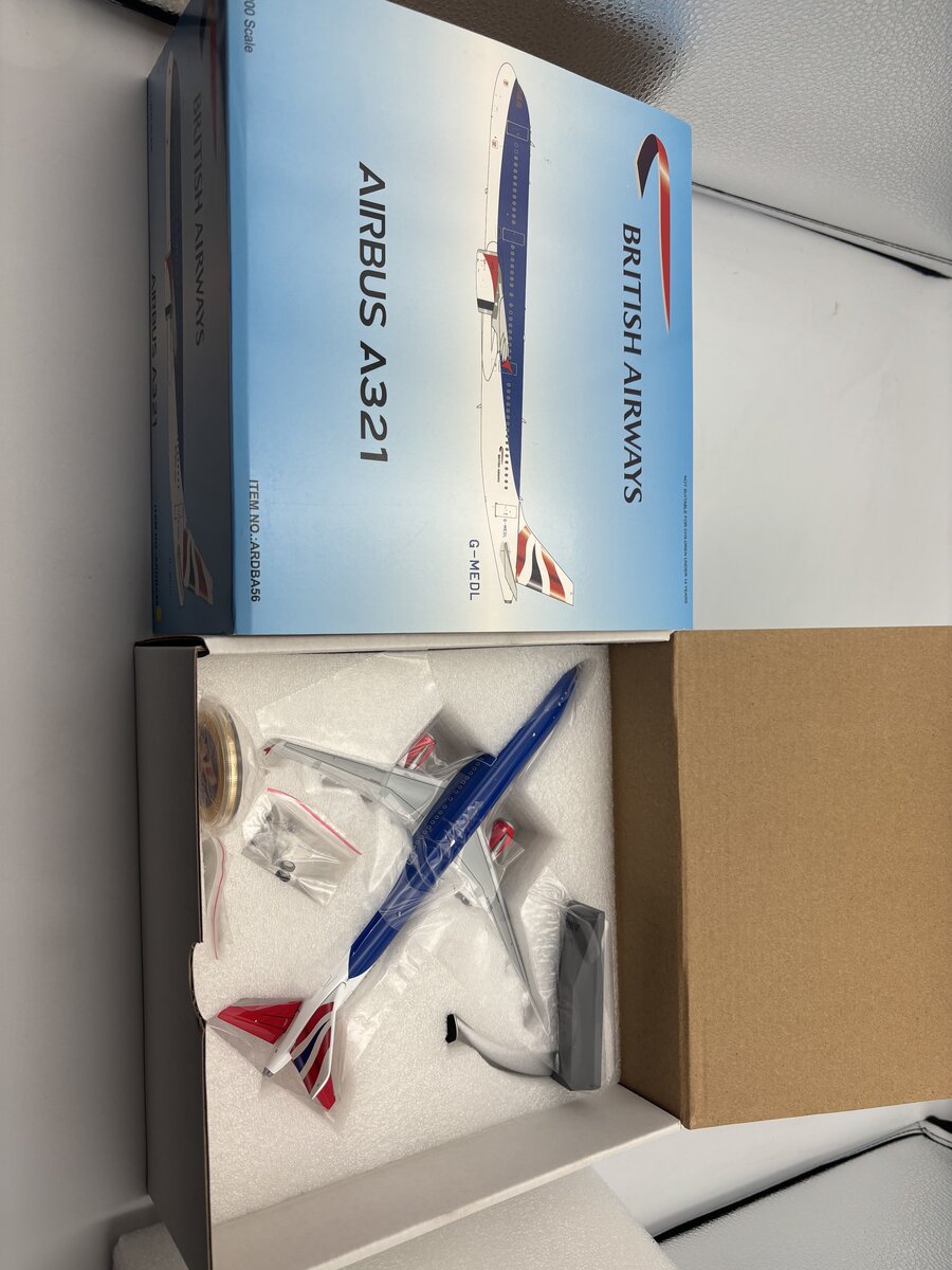 Inflight ARDBA56 British Airways Airbus A321 G-MEDL 1:200