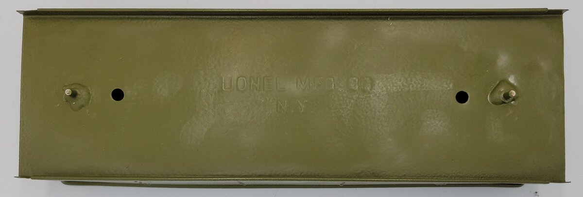 Lionel 112-10 O Gauge Prewar Repainted Green Gondola Shell w/o Coupler Retainer