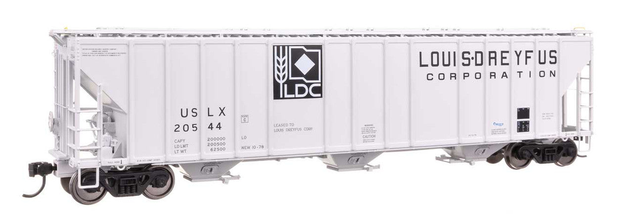 Walthers 920-106198 HO Louis Dreyfus USLX 55' Evans 4780 Covered Hopper #20544