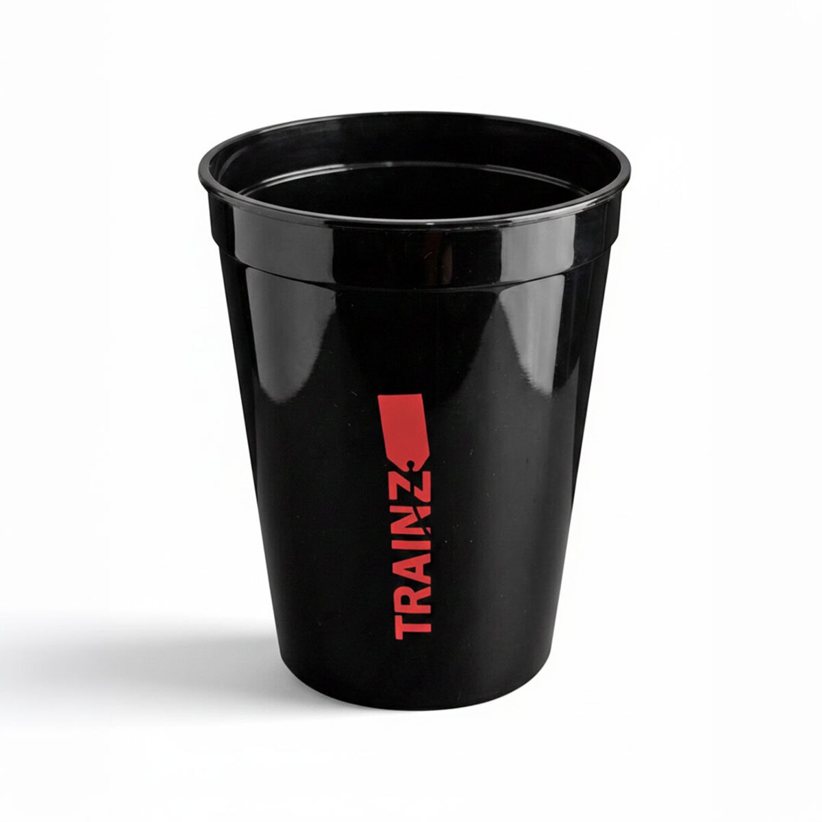 Trainz Black "Trainz.com" Plastic Drinking Cup