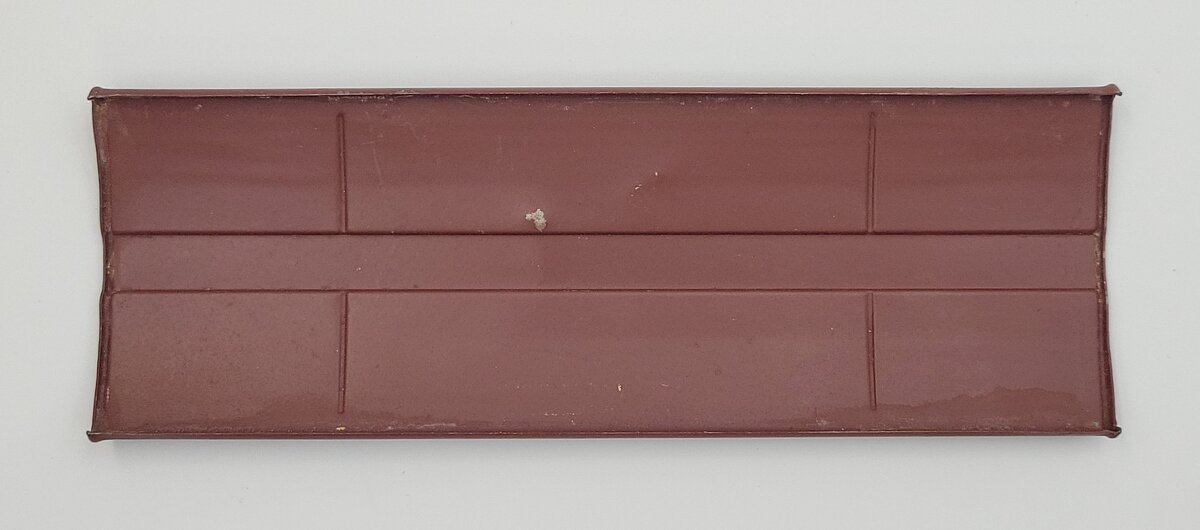 Lionel 655-4 O Gauge Brown Cattle Car Roof with Small Chips in Paint