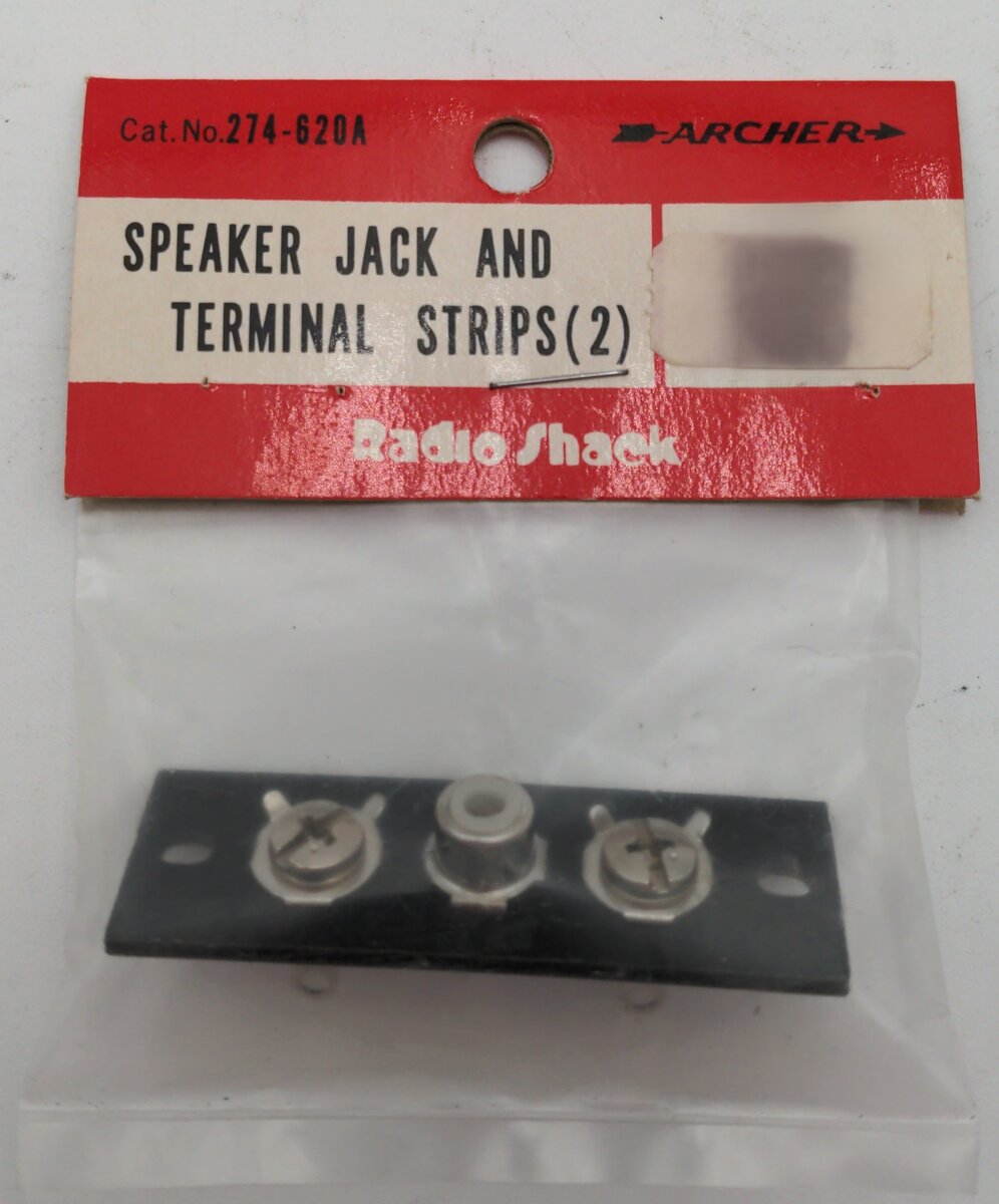 Radio Shack 274-620A Speaker Jack and Terminal Strips (2)