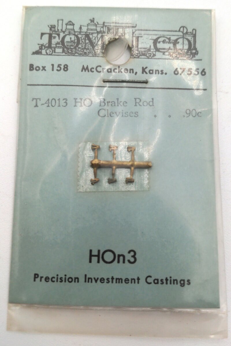 Tom's Railroad Corner T-4013 HOn3O Brake Pad Clevises