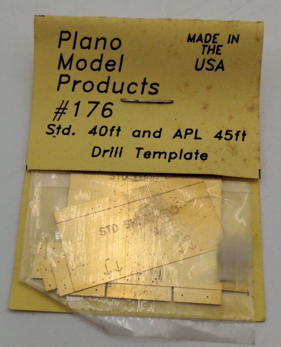 Plano Model Products 176 Std. 40ft. and APL 45ft. Drill Template
