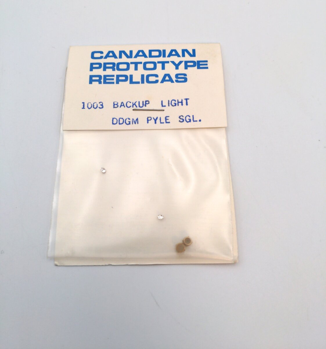 Canadian Prototype Replicas 1003 HO Backup Light DDGM Pyle Signal
