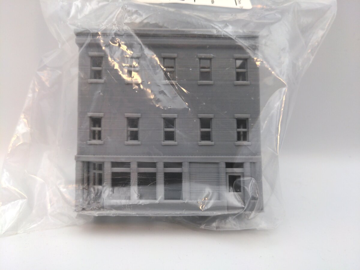 CrutchForm N303R N Scale 3-D Printed Rectangular Window Office Building