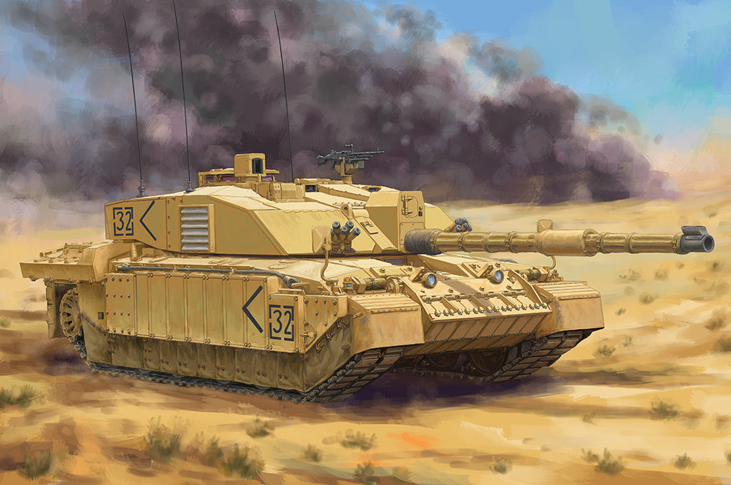 Hobby Boss 84853 1:48 British Challenger II OP.Telic Iraq 2003 Tank Plastic Kit