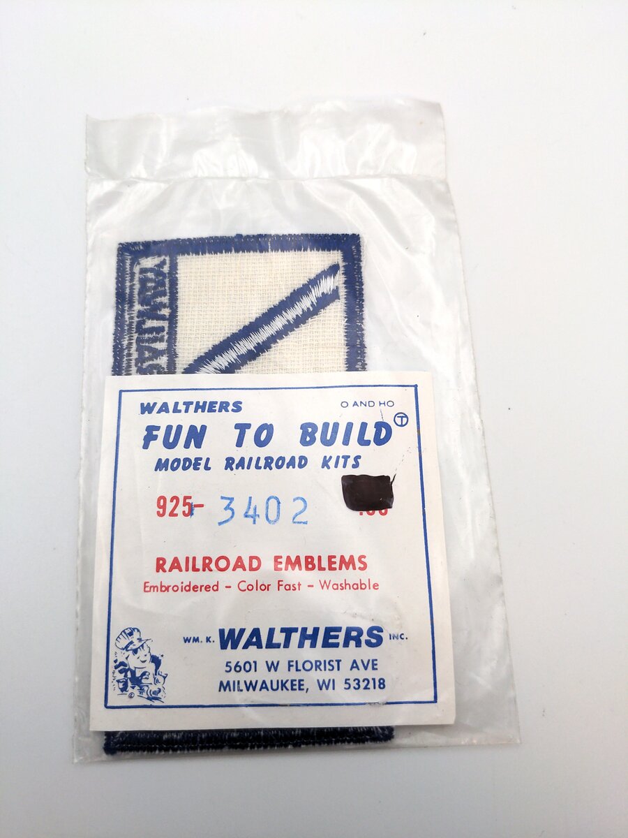 Walthers 925-3402 Central Vermont Railroad Emblems Patch