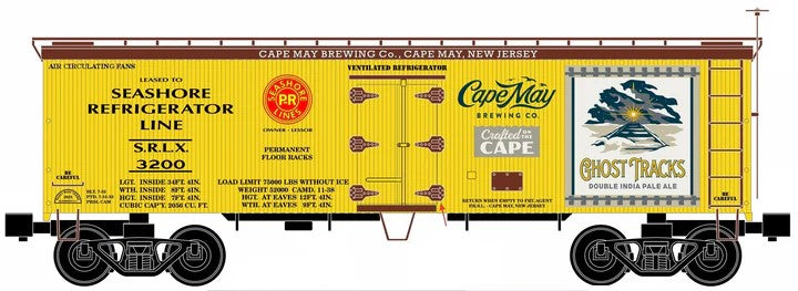 RMT 861991882 O Cape May Ghost Tracks Beer 36ft Woodside Reefer
