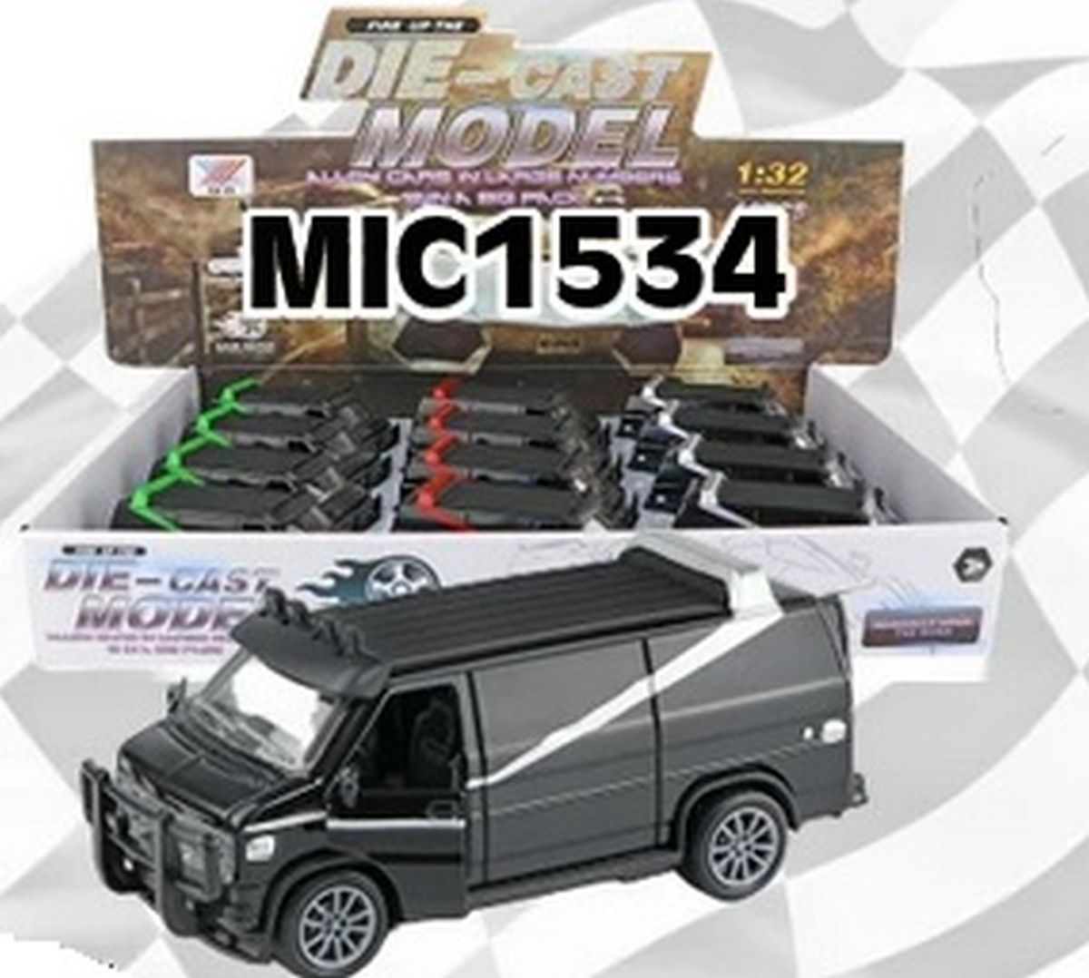 Imex 1534 Pullback A-Team Van Diecast Car