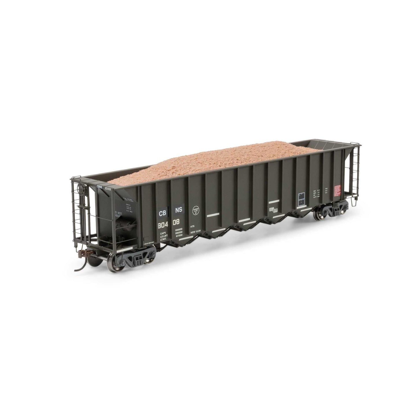 Athearn 98499 HO CBNS 5-Bay Rapid Discharge Hopper RTR #80408