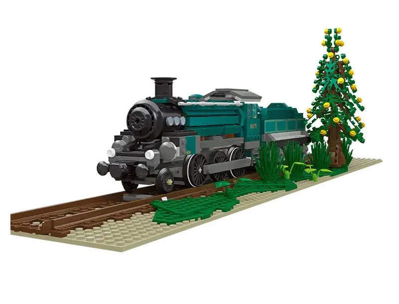 Jiestar 59020 Retro Steam Train with Base Building Blocks