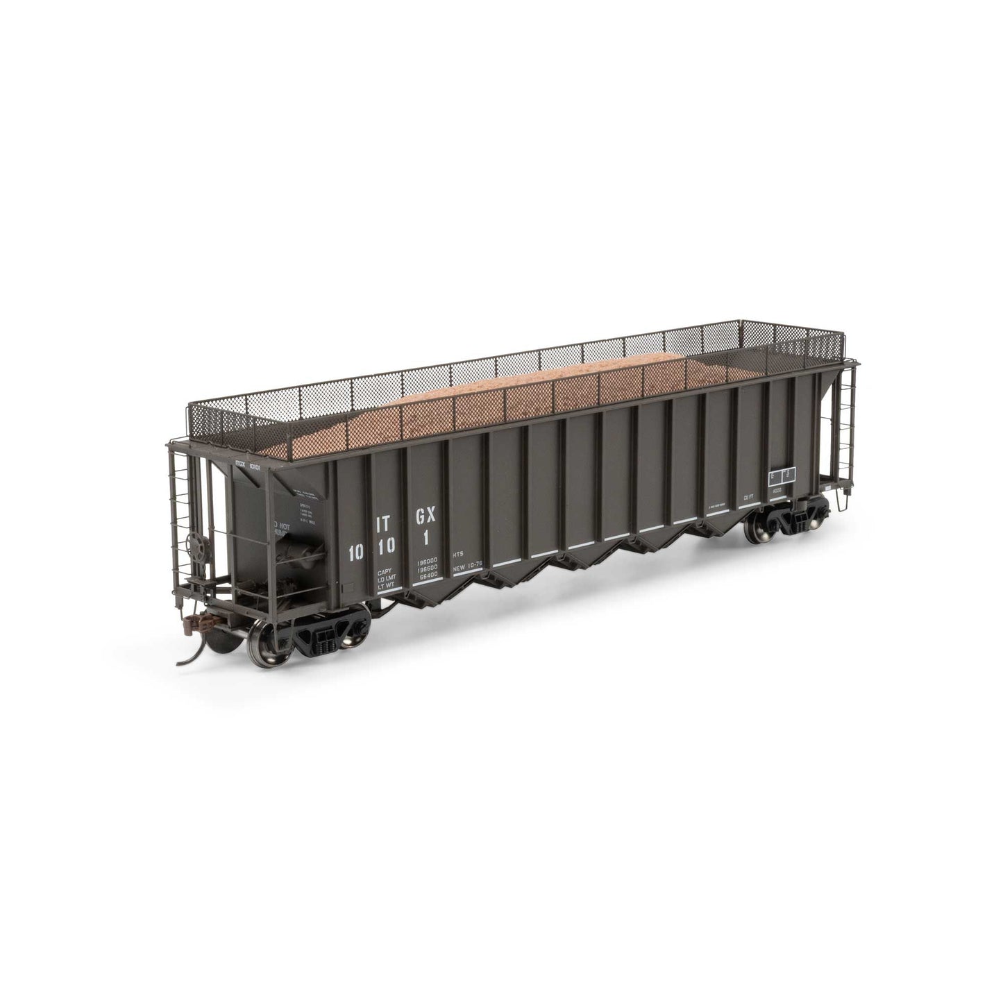 Athearn 98494 HO ITGX Black 5-Bay Rapid Discharge Hopper RTR #10101