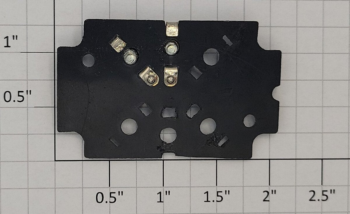 Lionel 364C-3 Two Terminal Control Switch Plastic Back Plate