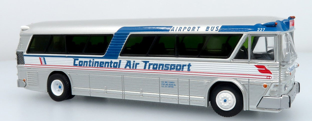 Iconic Replicas 87-0627 1:87 Continental Air Transp./O'Hare '64 MCI MC-5A Coach