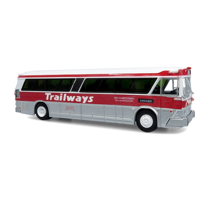 Iconic Replicas 87-0630 1:87 Scale Trailways 1964 MCI MC-5A Coach