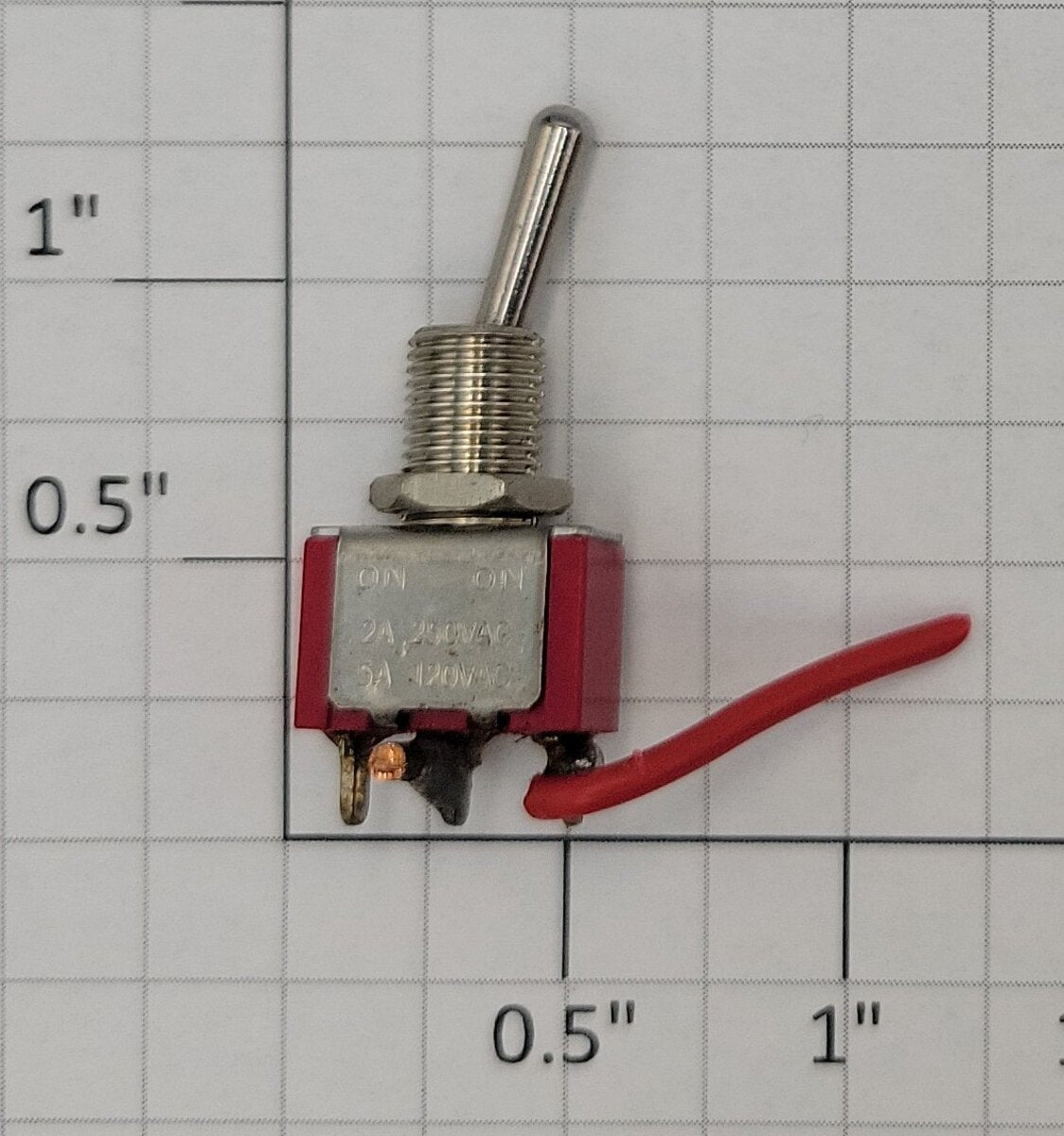 Acme 36-210 2A @ 250VAC or 5A @ 120 VAC On/Off Toggle Switch