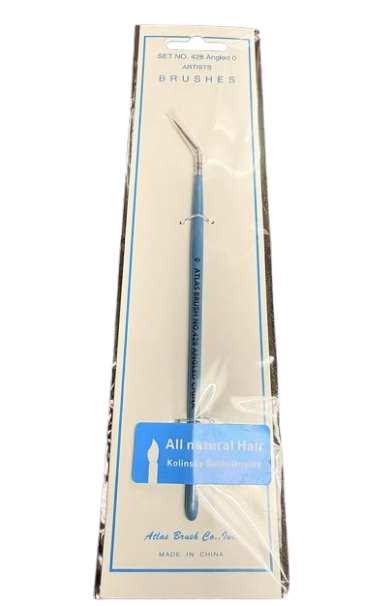 Atlas Brush 4280-A Kolinsky Sable #0 Angled Brush