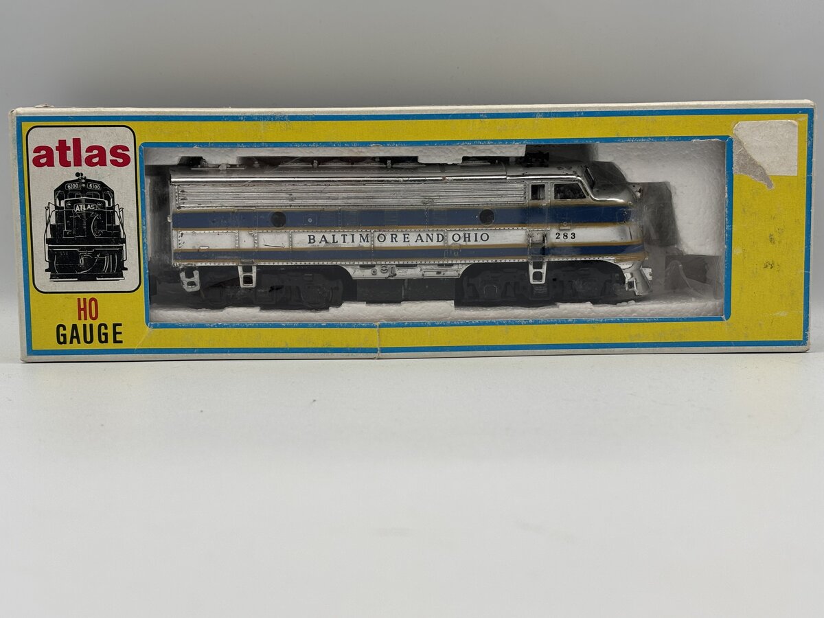 Atlas 8303 HO FP-7 Diesel Locomotive Baltimore And Ohio 283