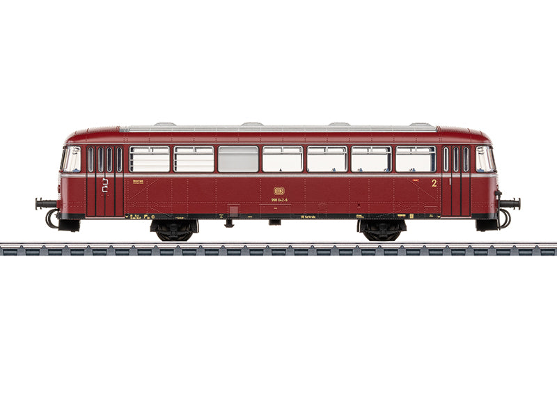 Marklin 41981 HO German Federal RR Class 998.0 Rail Bus Trailer Car #998 042-6