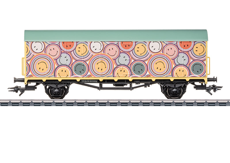 Marklin 48884 HO 2026 Smiley Two-axle Freight Car with Smooth Side Walls