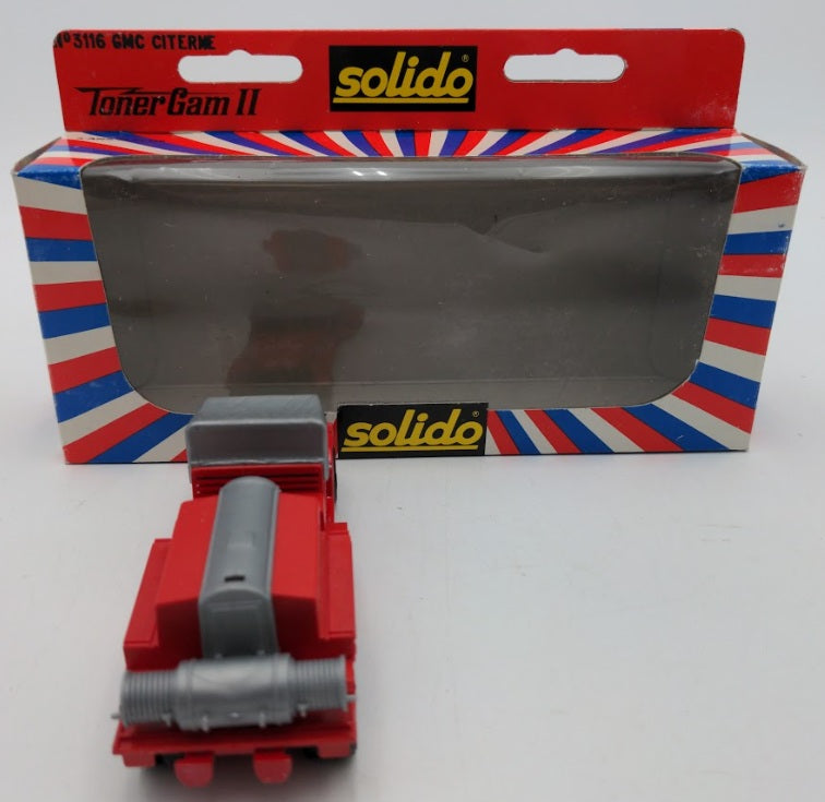 Solido 3116 1:50 Red St. Tropez Toner Gam II GMC Citerne Fire Engine Diecast