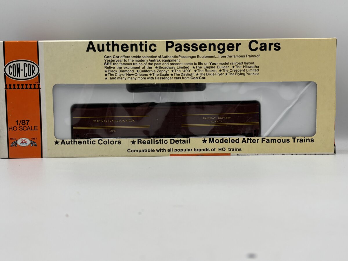 Con-Cor 0001-1045 HO 60' MHC Boxcar Kit Pennsylvania RR 3101