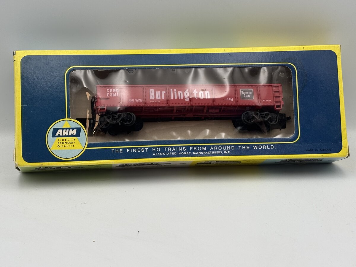 AHM 5539 HO Scale 50' Gondola Coal Load Burlington CB&Q E3141