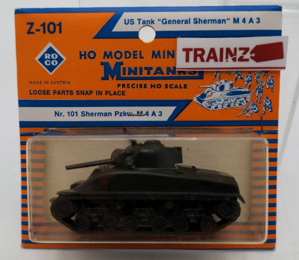 Roco Z-101 HO Scale MiniTanks US Tank "General Sherman" M 4 A 3