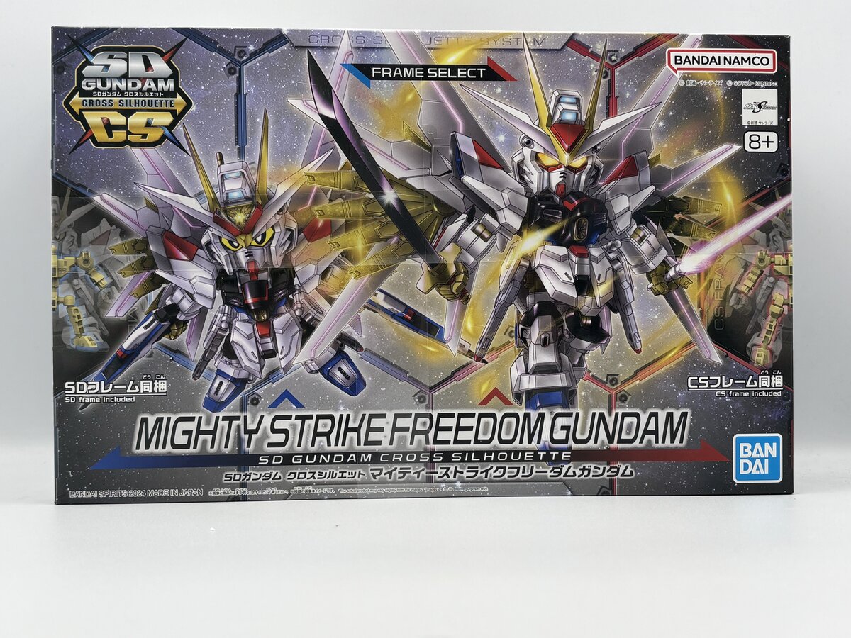 Bandai 5067173 Might Strike Freedom Gundam SD Cross Silhouette