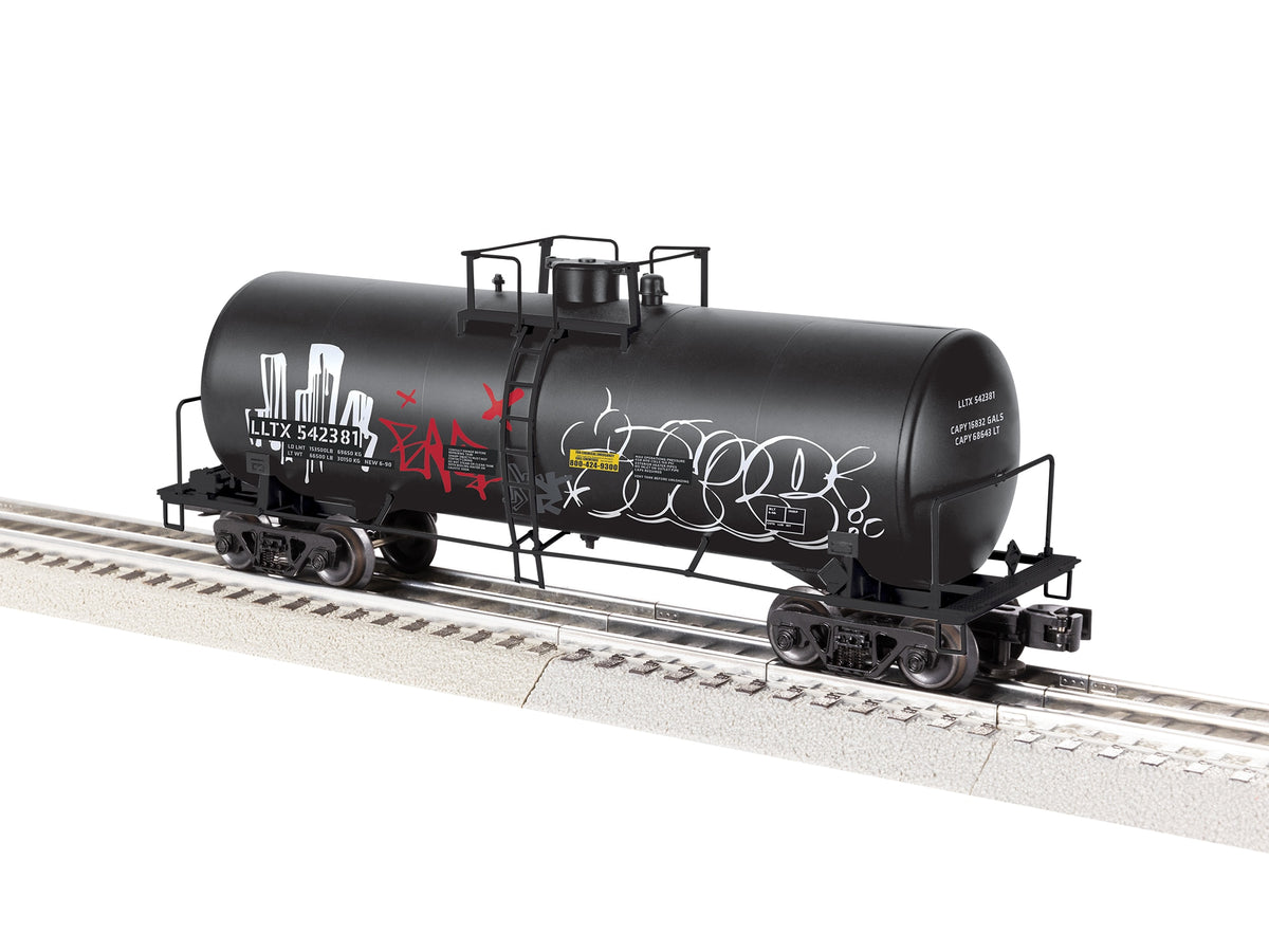 Lionel 2542381 O LLTX Graffiti 40' Tank Car #542381