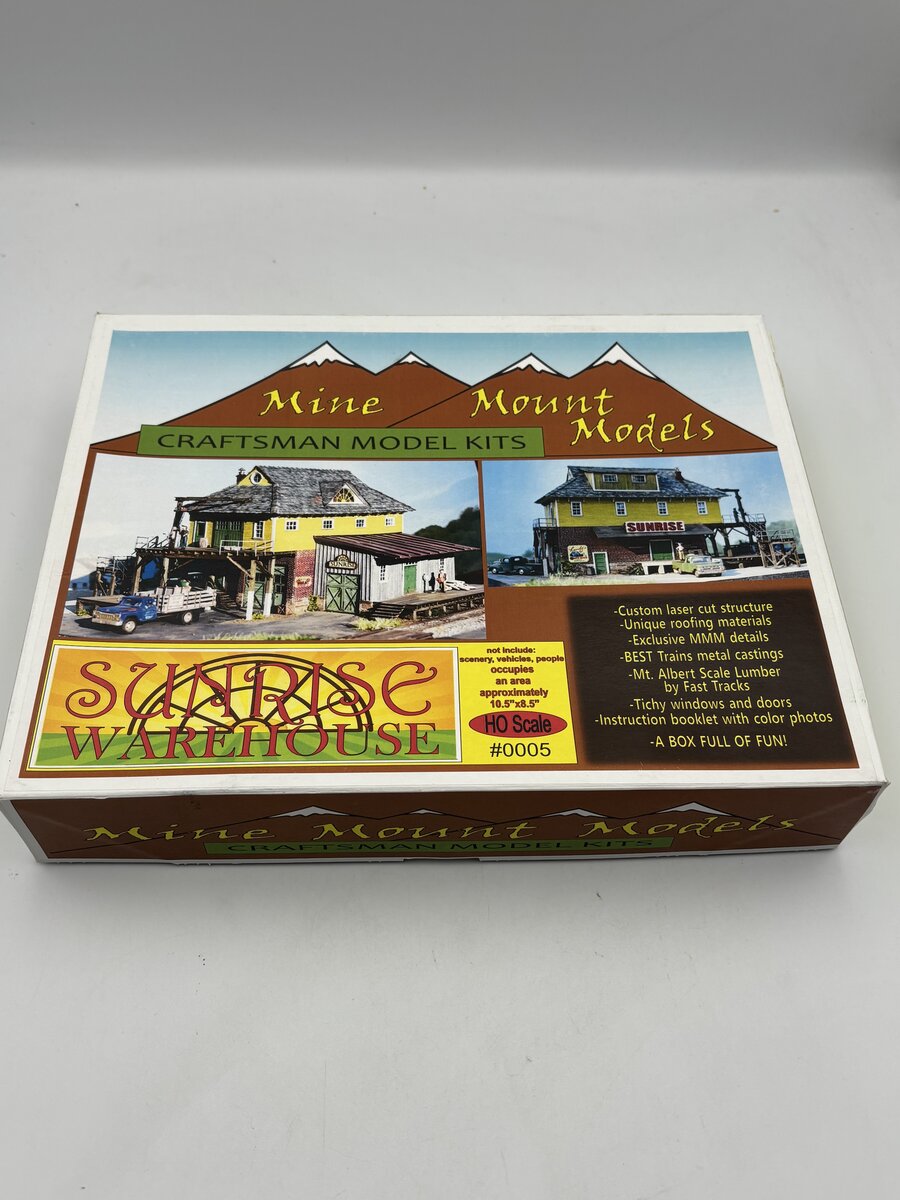 Craftsman 0005 HO Scale Sunrise Warehouse Building Kit