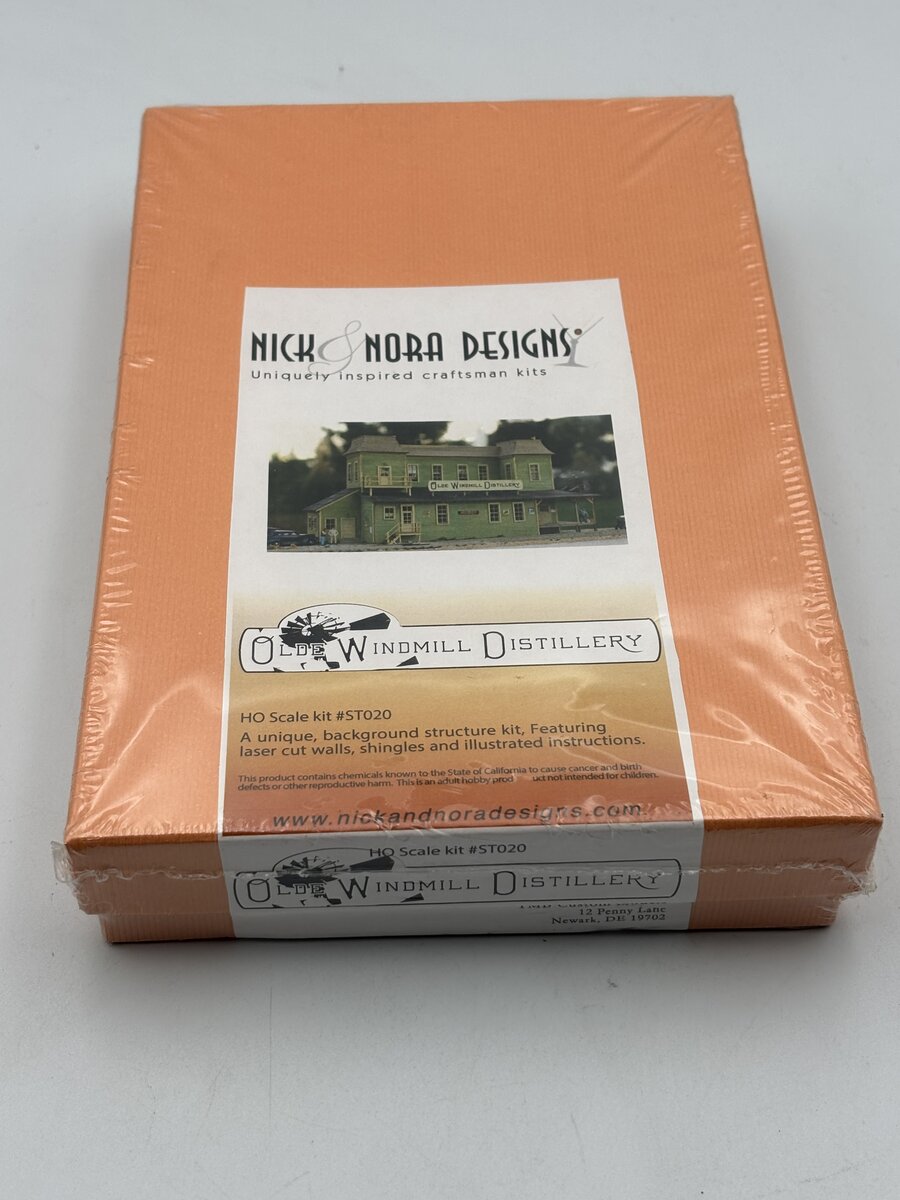 Nick & Nora ST020 HO Scale Olde Windmill Distillery Building Kit