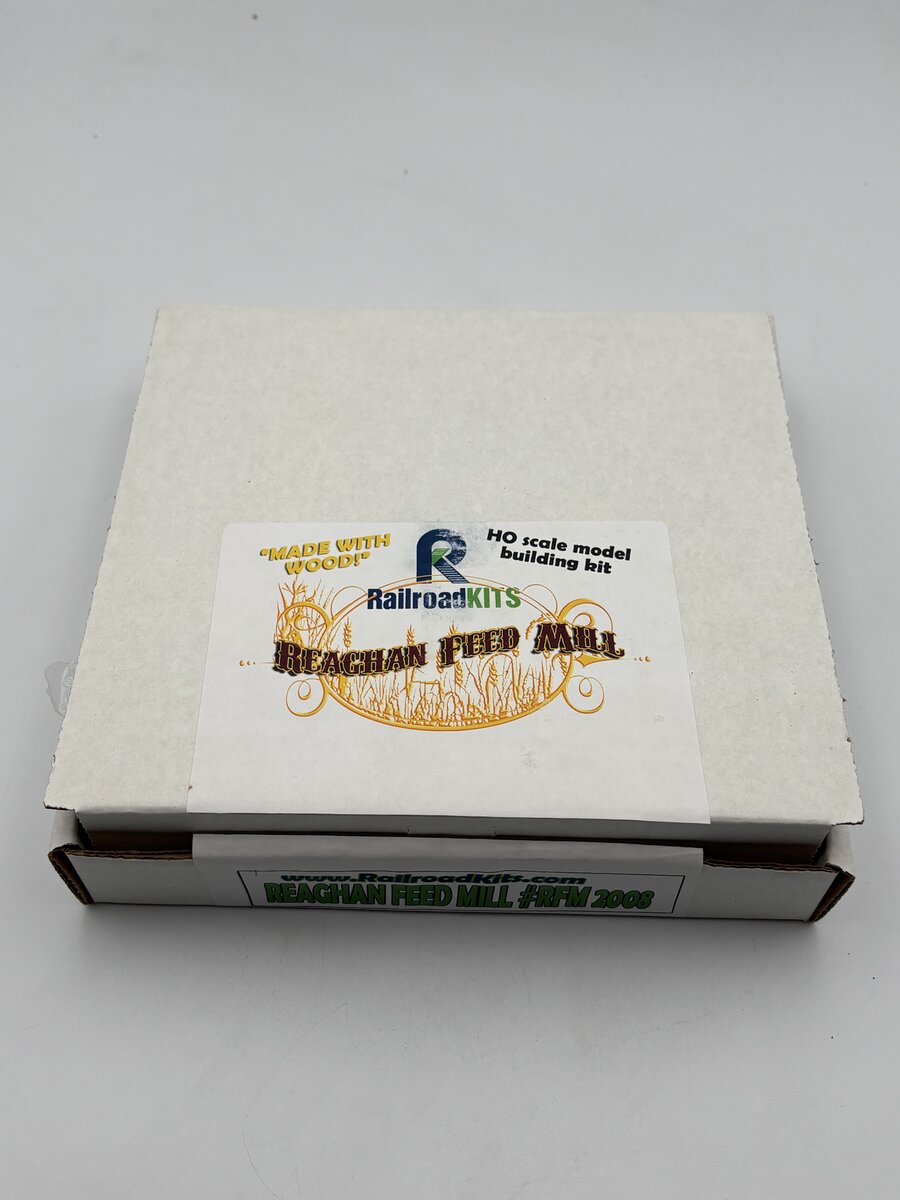 Railroad Kits 2008 HO Scale Reaghan Feed Mill Build Kit