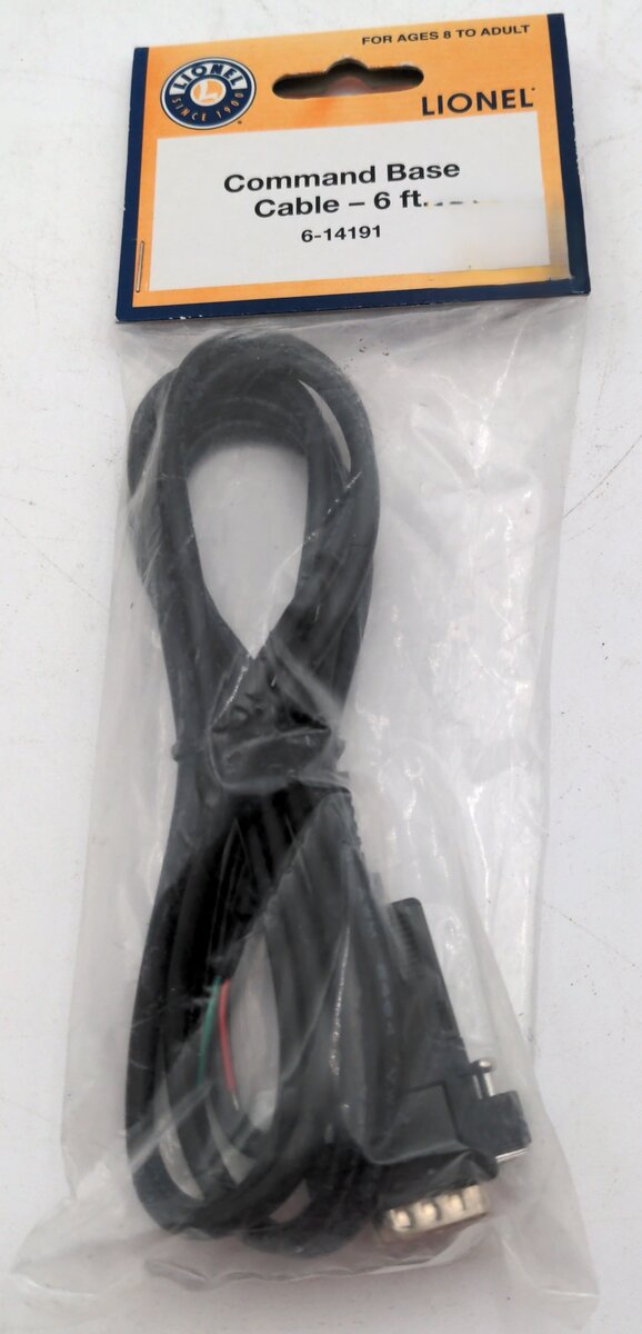 Lionel 6-14191 Command Base Cable 6ft