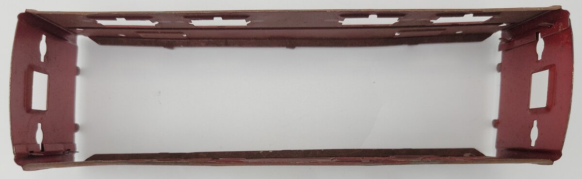 American Flyer 1936-2 American Flyer Lines Red Tinplate Caboose Shell