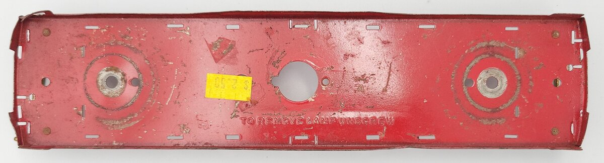 American Flyer 1936-3 American Flyer Lines Red Tinplate Caboose Bottom Frame