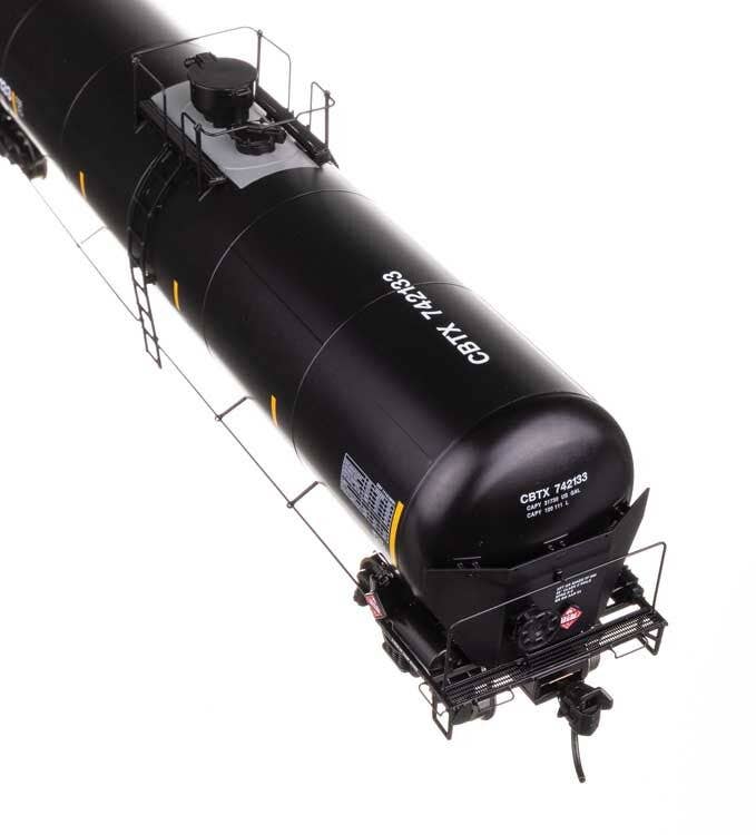 Walthers 920-100765 HO CBTX 55' Trinity Modified 30,145-Gal Tank Car RTR #742133