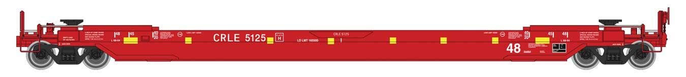 Walthers 920-109217 HO CRLE Gunderson As-Built All-Purpose 48' Well Car #5125