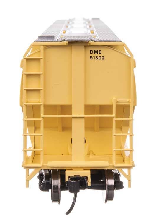 Walthers 910-7749 HO DME 60' NSC 5150 3-Bay Covered Hopper Ready to Run #51302